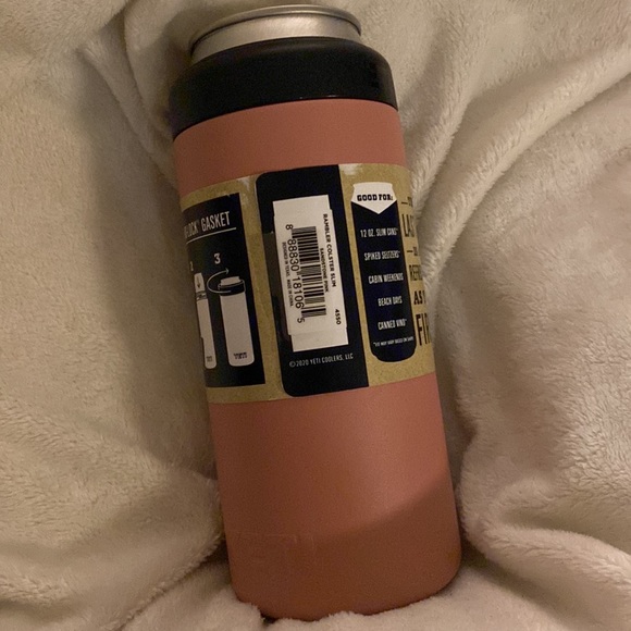 YETI Rambler Colster Slim (fits skinny 12oz cans) in Sandstone Pink - Picture 5 of 10